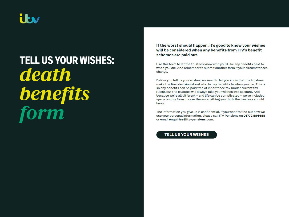 Death Benefits Form